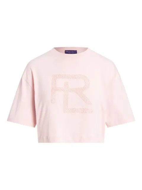 Ralph Lauren Collection cropped T-shirt Pink 290943545001