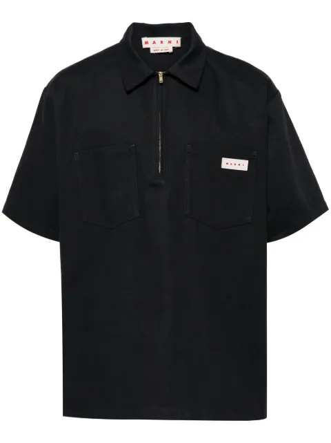 Marni chest-pocket shirt Black JPMU0010AXUTC310