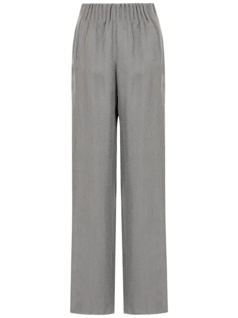 Emporio Armani elasticated-waist trousers Grey E3NP58F2114