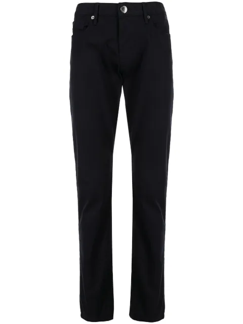 Emporio Armani J06 slim-fit jeans Black 8N1J061GN0Z