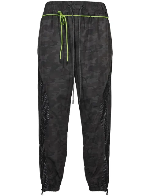 Mostly Heard Rarely Seen camo print joggers Black MH08BDB03