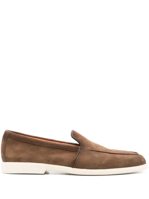 Santoni Malibu suede loafers Brown MGAR18829TICSEAAM21