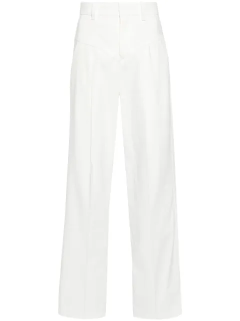 ISABEL MARANT Staya straight-leg trousers White PA0270FBB1F04I