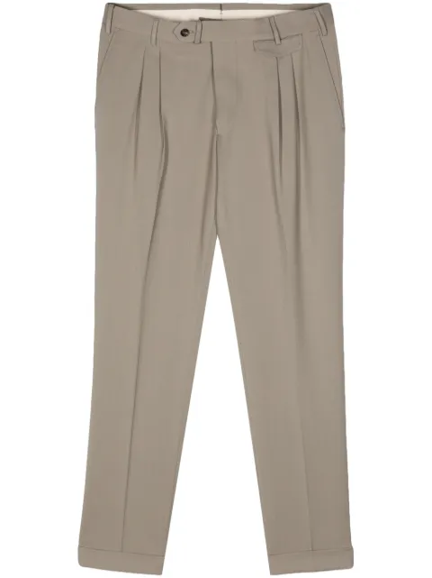 Dell'oglio tapered wool chino trousers Green MARIOE3392
