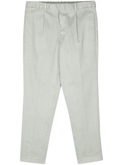 Dell'oglio pleated tapered-leg trousers Green SCILLADSE1834