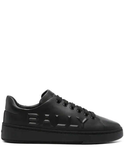 Bally Raise logo-embossed leather sneakers Black MSK09LVT005
