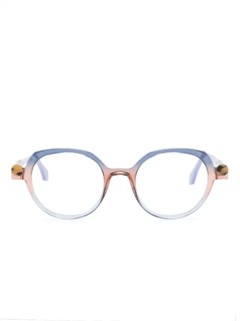 Face À Face Kyoto 1 round-frame glasses Blue KYOTO1