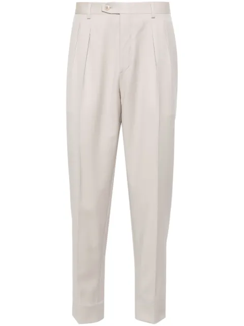 Brioni mid-rise tailored trousers Neutrals RP330LO2A4W