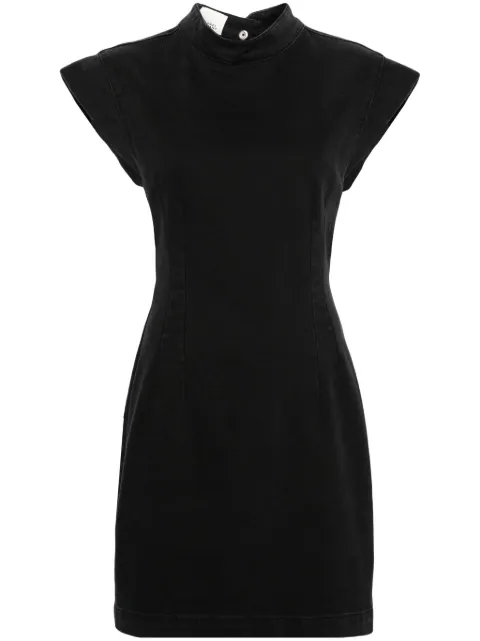 ISABEL MARANT Nina twill minidress Black RO0388FAB1H10I