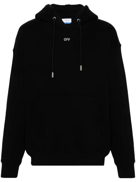 Off-White hooded sweatshirt Black OMBB085C99FLE0101001