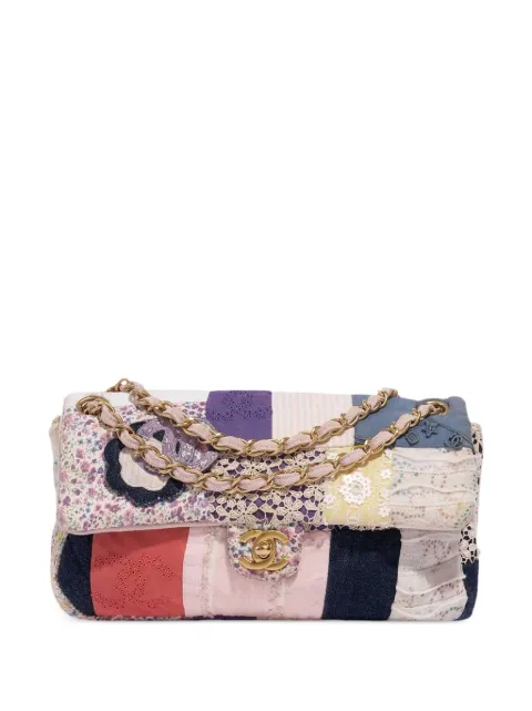 CHANEL Pre-Owned 2006 small Patchwork Classic Flap shoulder bag Pink CHANELPATCHWORKFLAPBAG