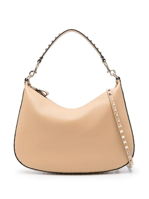 Valentino Garavani Rockstud leather cross body bag Neutrals WB0M36TAG