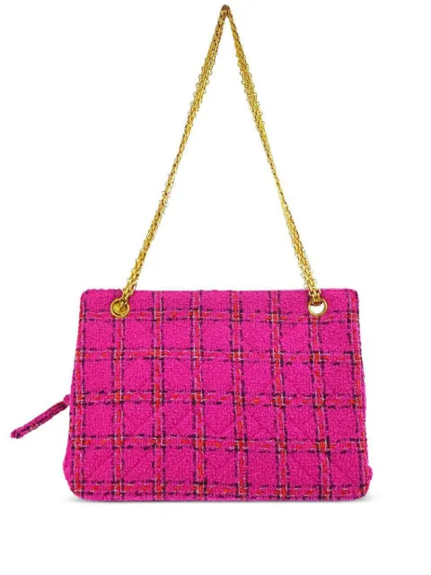 CHANEL Pre-Owned 1990-1999 Classic Reissue tweed tote bag Pink CHANELPINKEMILYINPARIS