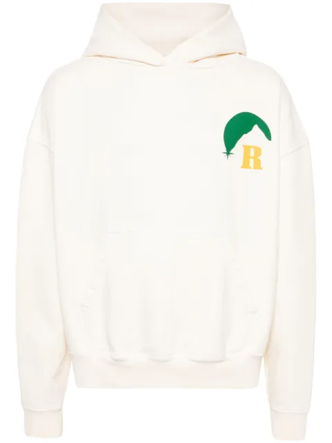 RHUDE Moonlight cotton hoodie White RHPS24HO01012611