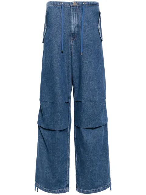 Dion Lee Parachute straight-leg jeans Blue C2174PS24
