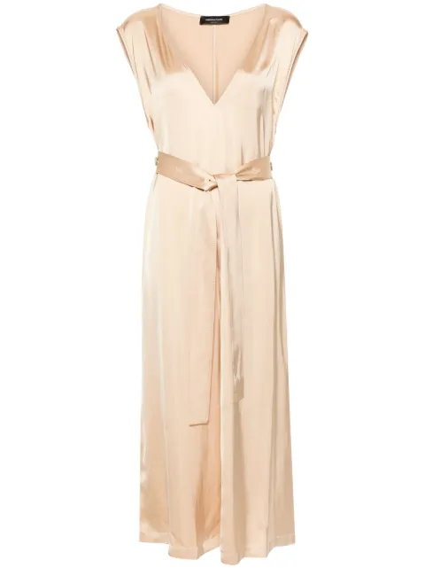 Fabiana Filippi V-neck belted dress Pink ABD264F138D623M466