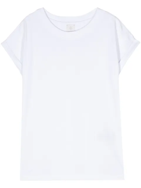 Eleventy sound-neck cotton T-shirt White I80TSHG01TES0E199