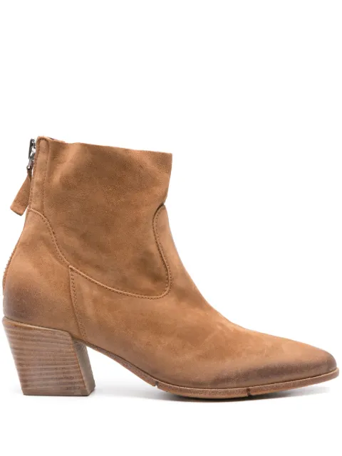 Moma suede panelled ankle boots Brown 41401COW