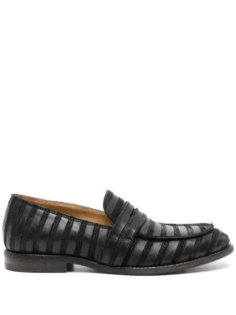 Moma Denver leather loafers Black 31403EDE
