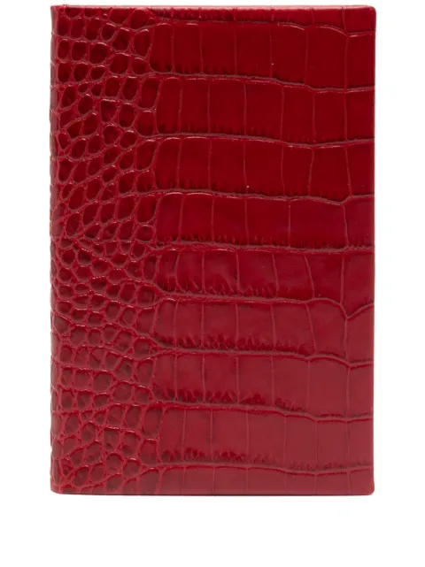Smythson Chelsea notebook (16.7cm x 11.2cm) Red 1202221