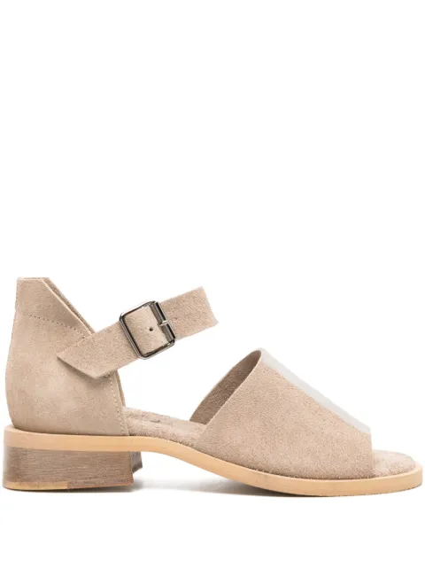 Moma Grinzato suede sandals Neutrals 35403GGRST
