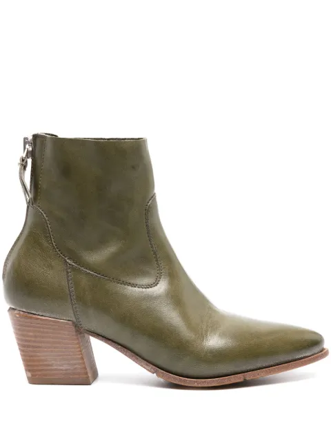 Moma Triumph leather boots Green 41401CTRI