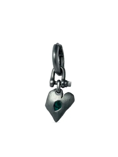 Parts of Four Jazz's Solid Heart silver and diamond drop earring Silver Z23353KABDIA