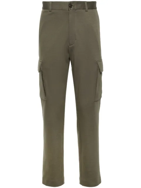 Moncler high-waist tapered cargo trousers Green J10912A0002089AHL