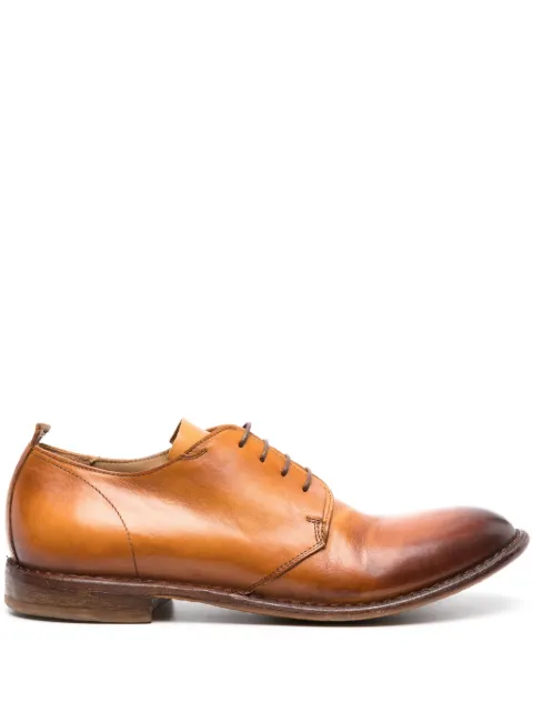 Moma lace-up leather Derby shoes Brown 10401ATRI