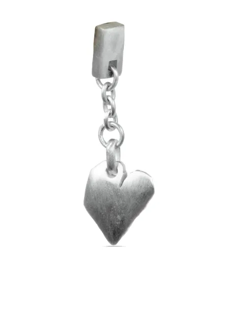 Parts of Four Jazz's Solid Heart single earring Silver Z23356MA