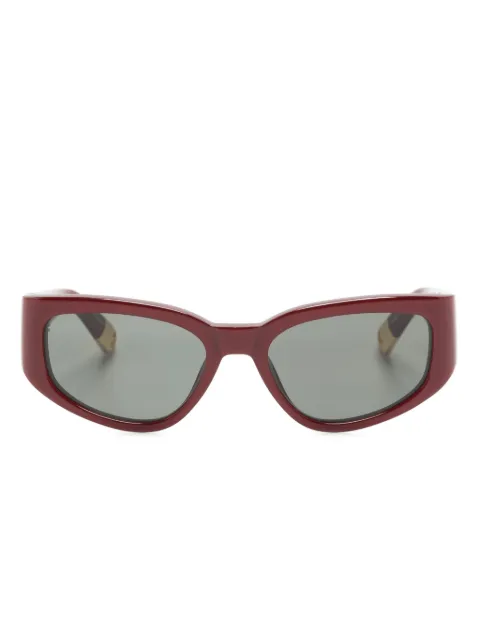 Jacquemus rectangle-frame sunglasses Red 245AC6555040490