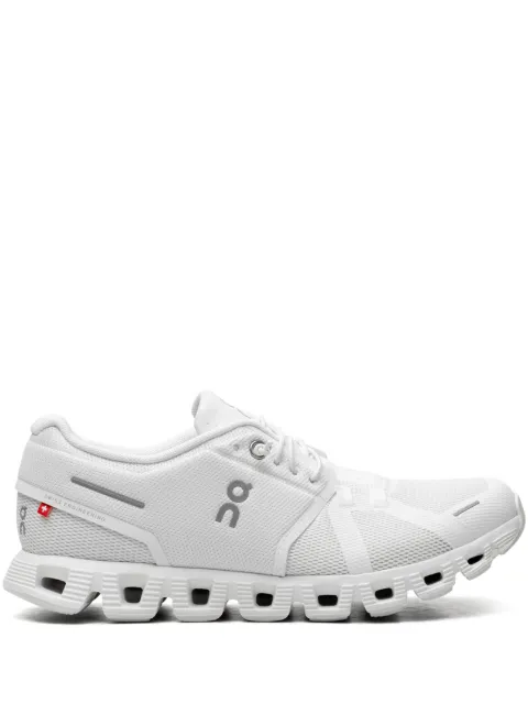 On logo-print lace-up sneakers White 5998376