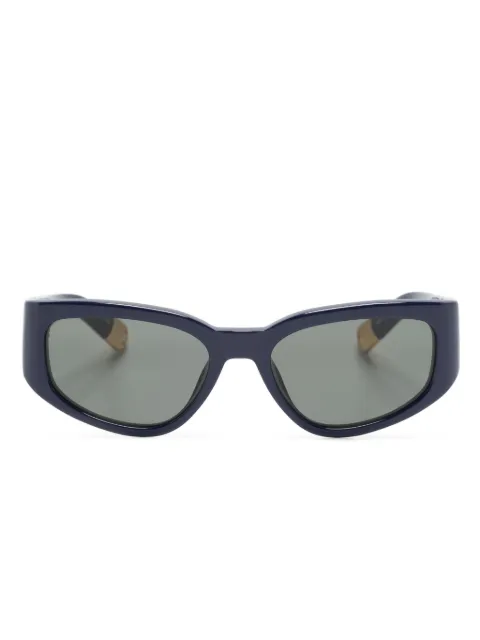 Jacquemus rectangle-frame sunglasses Blue 245AC6555040380