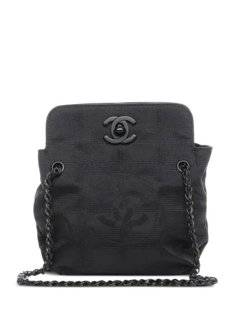 CHANEL Pre-Owned 2002 CC mini bag Black CHANELSOBLACKSATCHEL