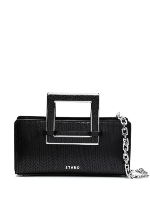 STAUD Shirley top-handle clutch bag Black 60510108