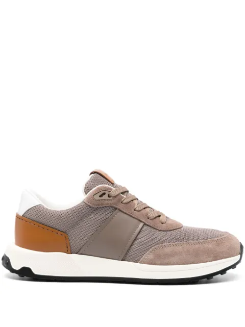 Tod's logo-debossed suede sneakers Brown XXM63K0GT70T91