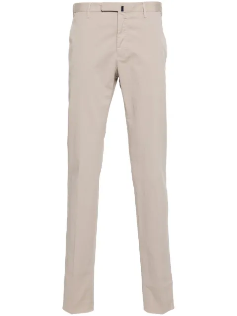 Incotex pressed-crease trousers Neutrals 1W00309098A