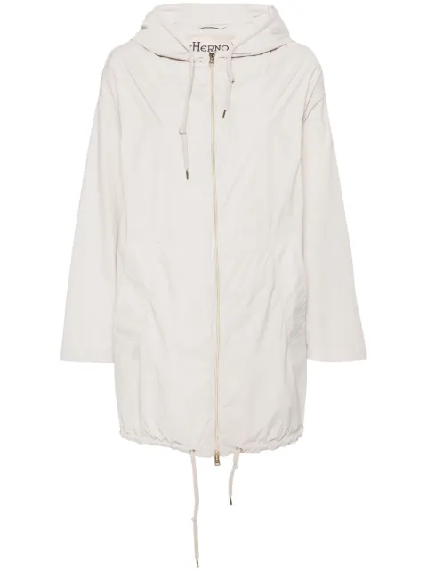 Herno shell zipped raincoat Grey GC000445D12431S