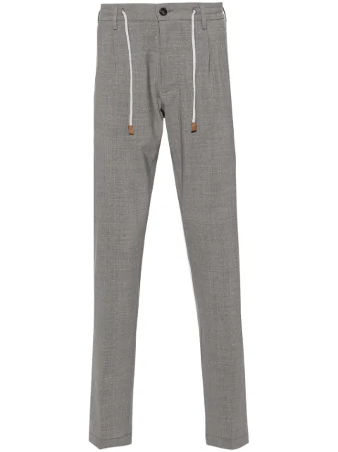 Eleventy pressed-crease trousers Grey X75PANB21TES0A053