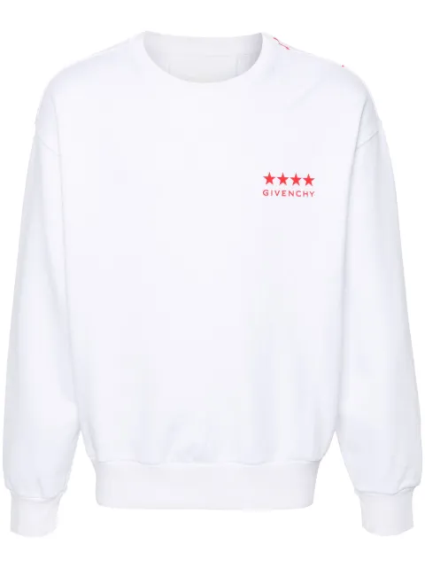 Givenchy 4G printed cotton sweatshirt White BMJ0LC3YJ5