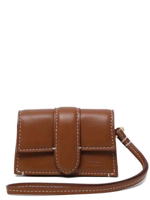 Jacquemus Le Porte Bambino AirPods case Brown 233SL1173072