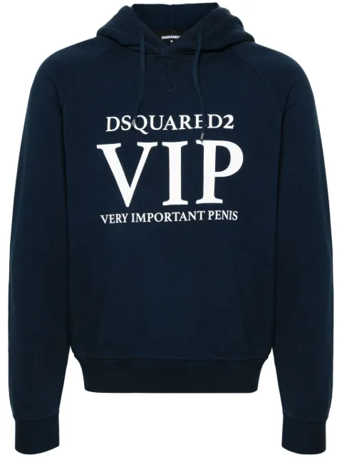 DSQUARED2 Vip Cool raglan hoodie Blue S71GU0651S25539