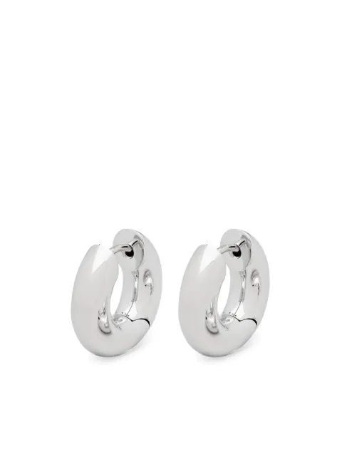 Tom Wood small Chunky hoop earrings Silver 100153