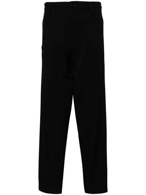 Yohji Yamamoto tapered wool trousers Black HSP57100