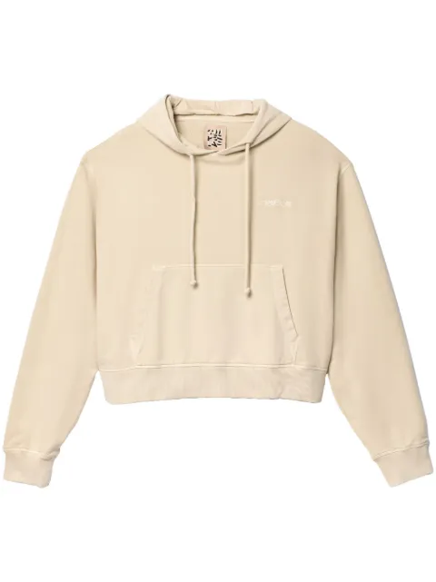 CamperLab logo-embroidered cotton hoodie Neutrals AU00001001