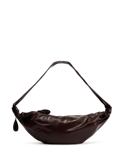 LEMAIRE medium soft Croissant bag in paper leather Red BG0091LL0028