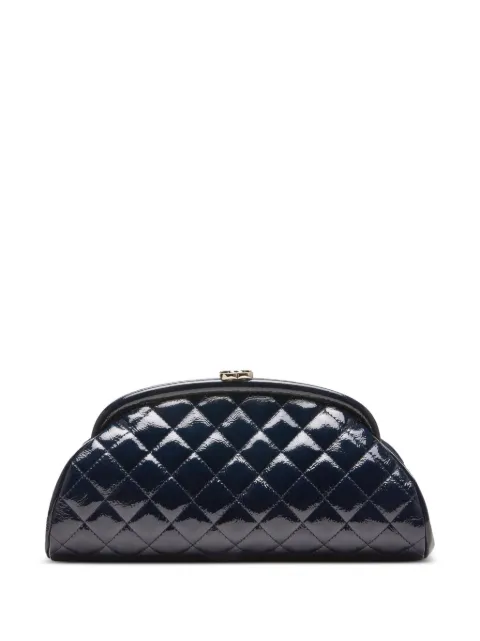 CHANEL Pre-Owned 2007 Timeless clutch bag Blue CHANELBLUENAVYCAVIARCLUTCH
