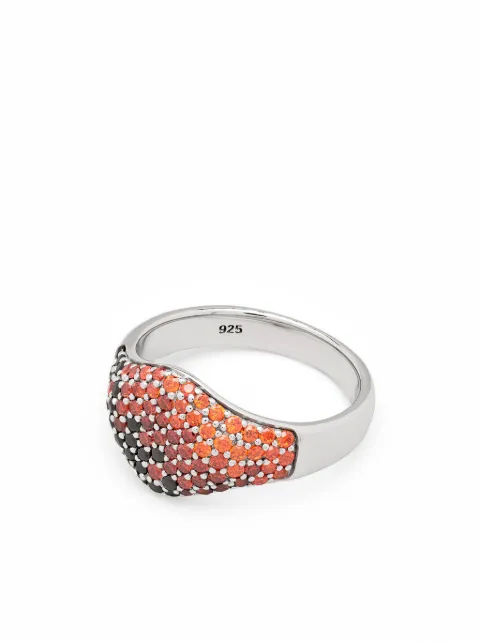 Tom Wood mini Sunset cocktail ring Silver 100723