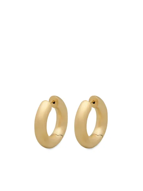 Tom Wood medium Chunky hoop earrings Gold 100150