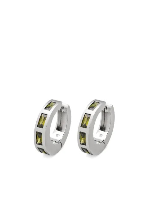 Tom Wood small arch hoop earrings Silver 100024